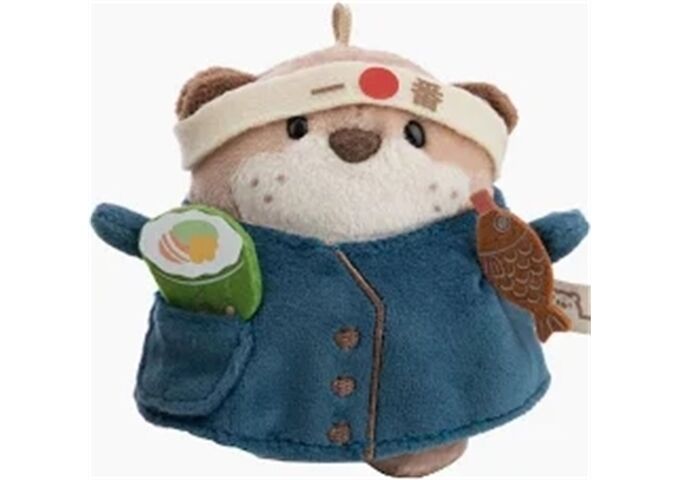 Nici Kuscheltier Otter 8cm mit Sushi