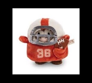 Nici Kuscheltier Zebra 8cm mit Football