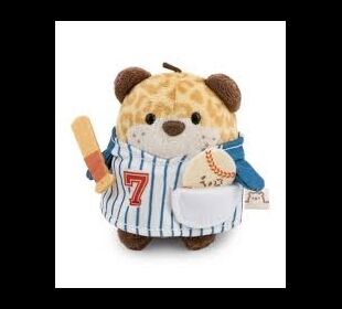 Nici Kuscheltier Leopard 8cm mit Baseball