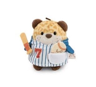 Nici Kuscheltier Leopard 8cm mit Baseball