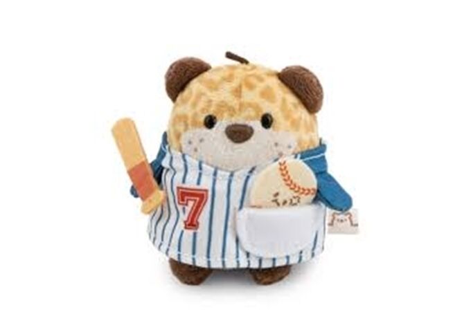 Nici Kuscheltier Leopard 8cm mit Baseball