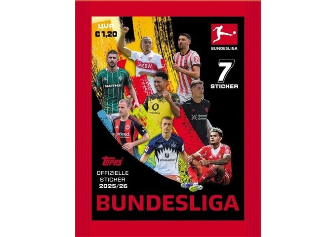 Topps Match Attax Bundesliga 2025/2026 Stickerpäckchen