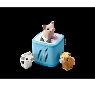 Tonies® Toniebox 2 Starterset Hellblau Bauernhoftiere