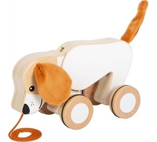 1 Nachziehtier Hund mit Knisterohren