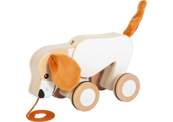 1 Nachziehtier Hund mit Knisterohren