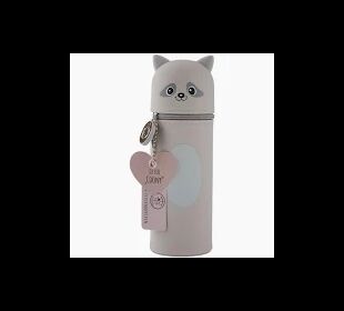 LULUBUG Silikon Federmäppchen Waschbär Coony