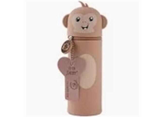 LULUBUG Silikon Federmäppchen Affe Cheeky