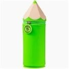 LULUBUG Federmäppchen Silikon Neon Grün