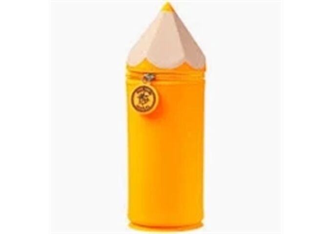 LULUBUG Federmäppchen Silikon Neon Orange