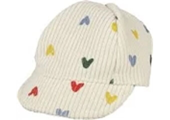  Puppen-Kappe ´ ´Herz-Konfetti ´ ´,Gr.