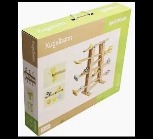 Spielmaus SMH Holz Kugelbahn mit Rollelemente