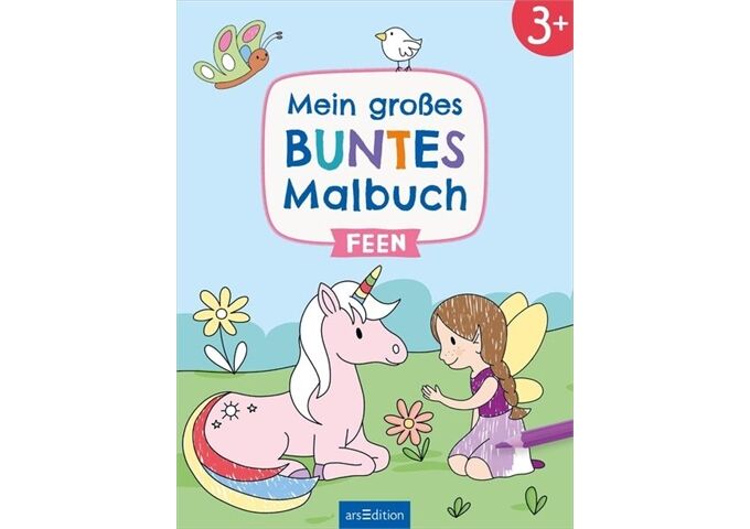 ARS EDITION Großes buntes Malbuch