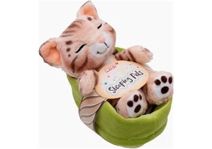 Nici Kuscheltier Katze Benga 12cm schlafend im Körbchen