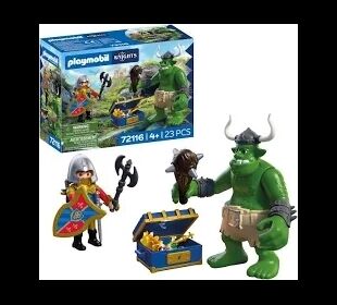 Playmobil Troll Mit Löwenritterschatz