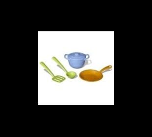 1 Kochset für Kinderküche 5-teilig