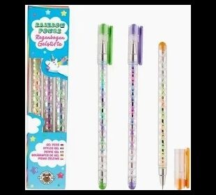 TRENDHAUS Regenbogen-Gelstifte 3er-Set