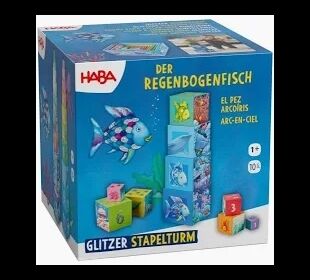 Haba Glitzer Stapelturm Der Regenbogenfisch