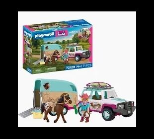 Playmobil Geländewagen Mit Pferdeanhänger