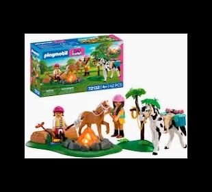 Playmobil Reitausflug Mit Lagerfeuer