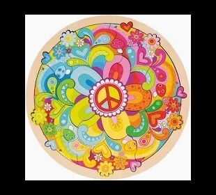 Goki Einlegepuzzle Mandala Flowers