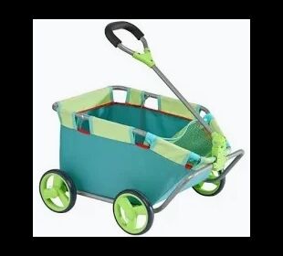 Haba Puppen-Bollerwagen