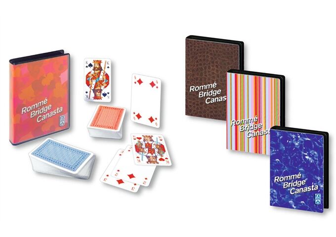 Ravensburger Rommé, Canasta, Bridge Designs sort.