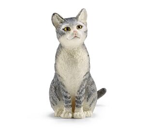 Schleich Spielzeugfigur Katze sitzend