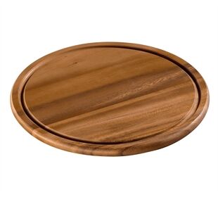 Zassenhaus Käse-/Steakplatte, Akazie Ø 30 cm