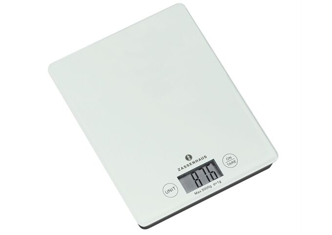 Zassenhaus Digitale Küchenwaage BALANCE, weiß