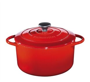 KÜCHENPROFI PROVENCE Bratentopf rund, 24 cm rot