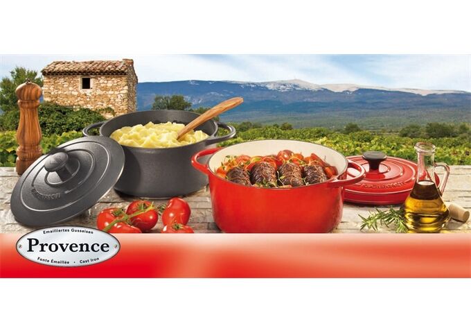 KÜCHENPROFI PROVENCE Bratentopf rund, 26 cm rot