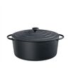 KÜCHENPROFI PROVENCE Bratentopf oval, 35 cm classic black