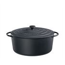KÜCHENPROFI PROVENCE Bratentopf oval, 35 cm classic black