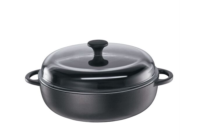 KÜCHENPROFI PROVENCE Bauernpfanne m. hohem Glasd., 28 cm class