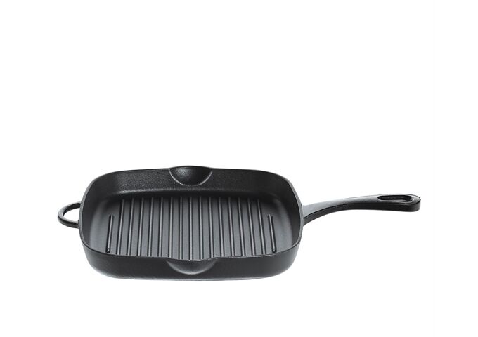 KÜCHENPROFI PROVENCE Grillpfanne hoch, quadratisch schwarz