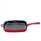 KÜCHENPROFI PROVENCE Grillpfanne hoch, quadratisch rot