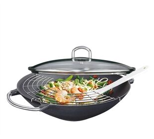 KÜCHENPROFI Wok-Set PREMIUM 36 cm