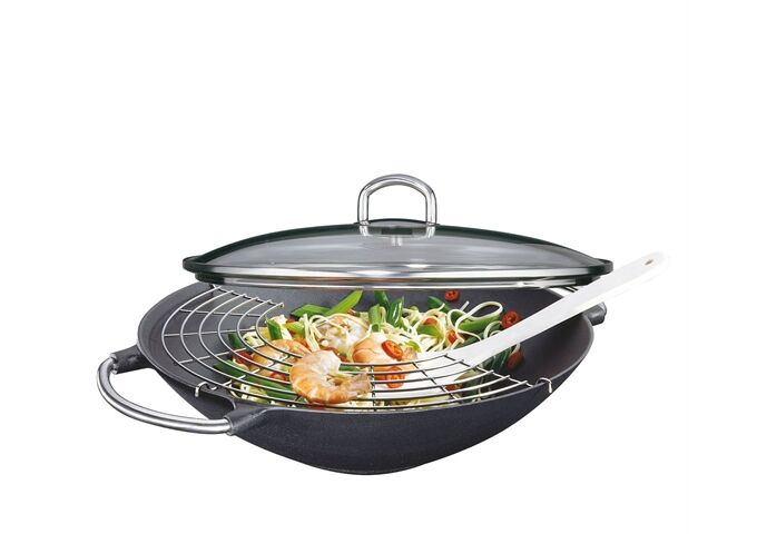 KÜCHENPROFI Wok-Set PREMIUM 36 cm