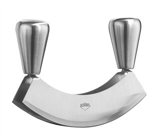 KÜCHENPROFI Wiegemesser mit 2 Klingen 17 cm