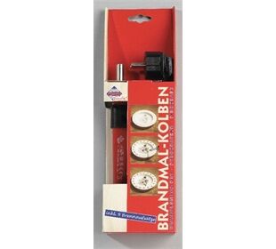 PEBARO Holzbrennkolben mit 9 Aufsätzen