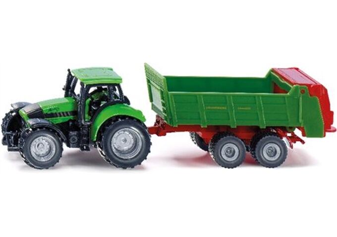 Siku Traktor Mit Universalstreuer,