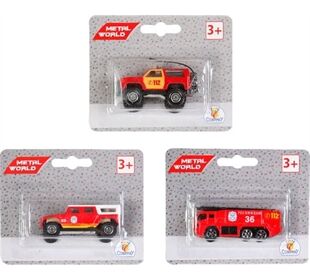 MetalWorld SZ D/C Feuerwehrfzg.,Freilauf,W125x