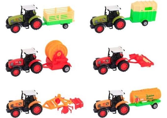 MetalWorld SZ D/C Traktor m.Anhänger 6-f.s.,13